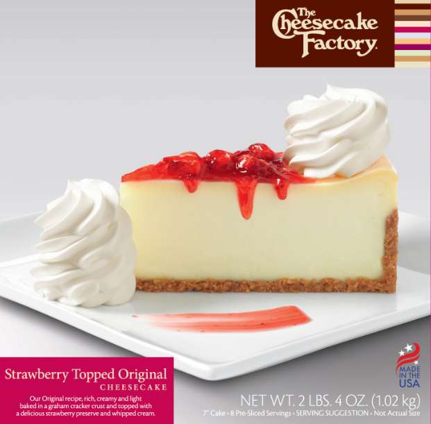 The Cheesecake Factory Bakery Retail Line Product